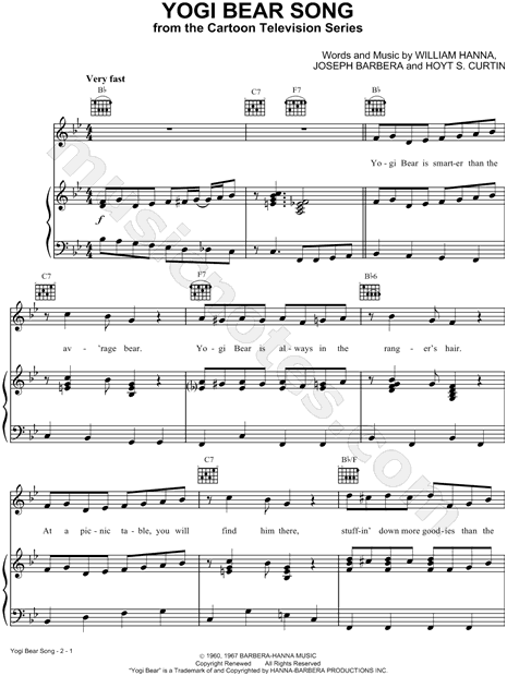 Yogi Bear Song