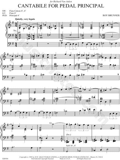 Cantabile for Pedal Principal