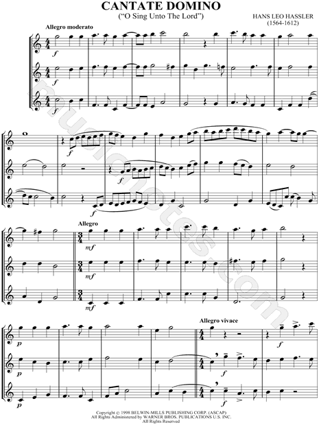 Cantate Domino