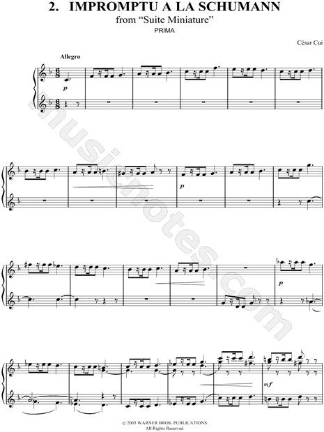 2. Impromptu a La Schumann (Primo)