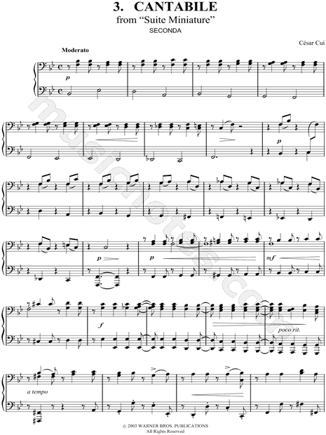 3. Cantabile (Secondo)