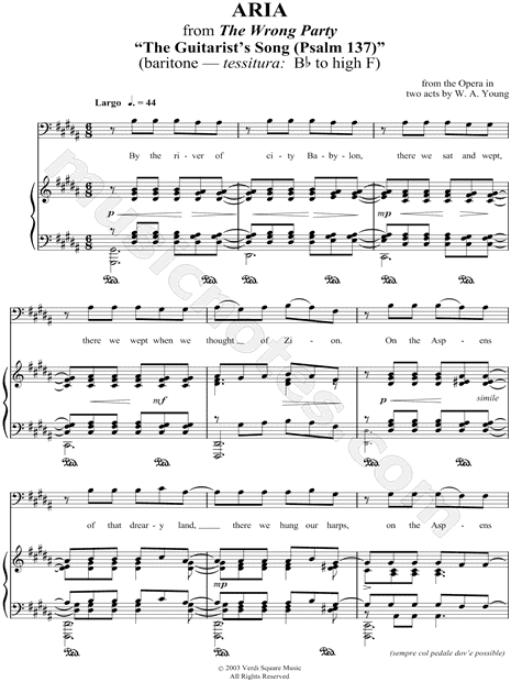 The Guitarist Song (Psalm 137)