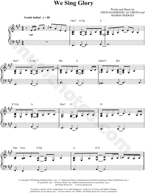 We Sing Glory