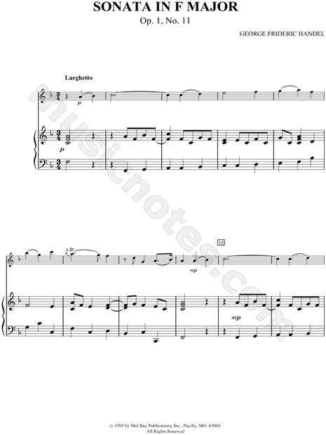 Sonata In F Major