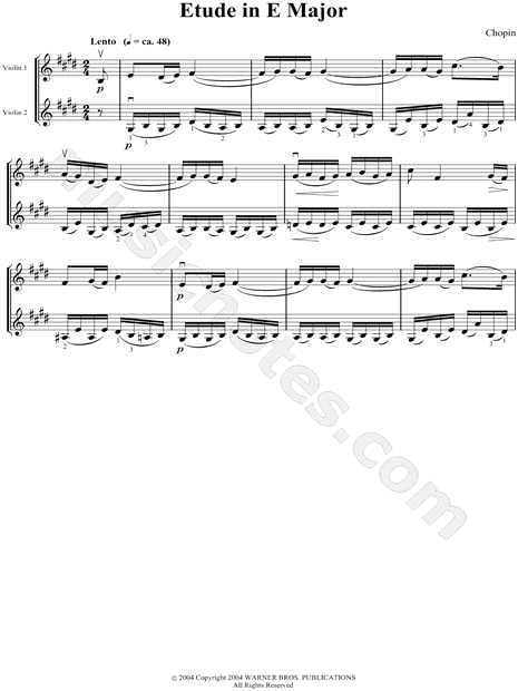 Etude In E Major, Op. 10, No. 3 "Tristesse" (Student Edition)