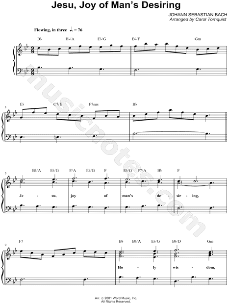 Jesu, Joy of Man's Desiring