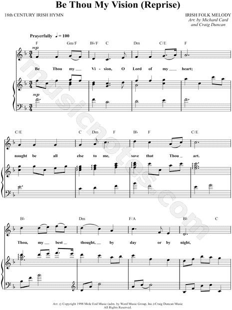 Be Thou My Vision (Reprise)