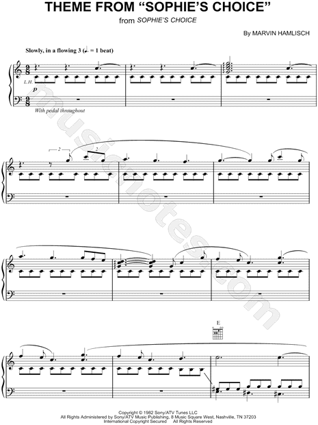 Theme from "Sophie's Choice"