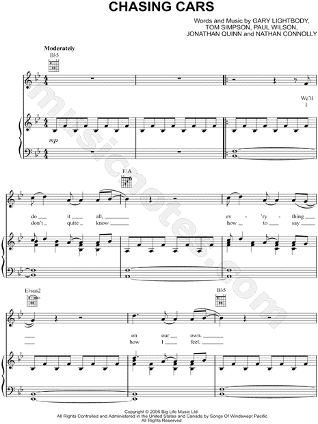 Chasing Cars