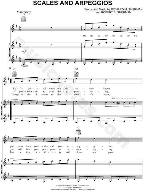 Scales and Arpeggios