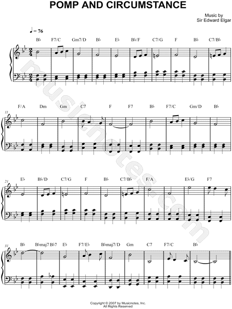Pomp and Circumstance