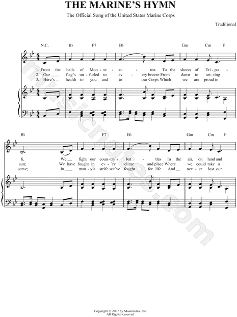 The Marines' Hymn