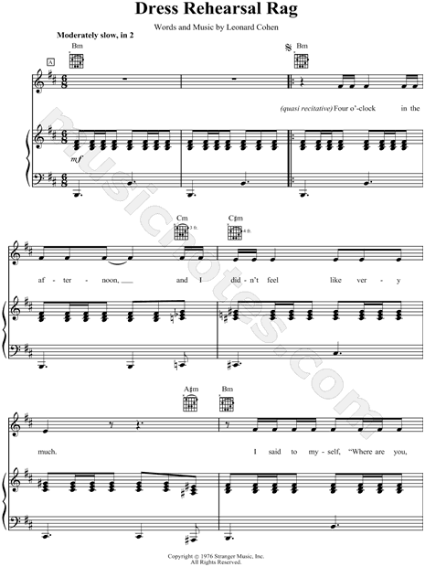Dress Rehearsal Rag