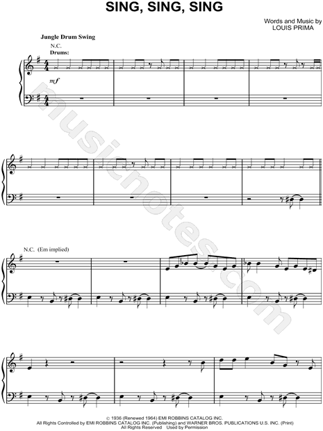 Sing, Sing, Sing