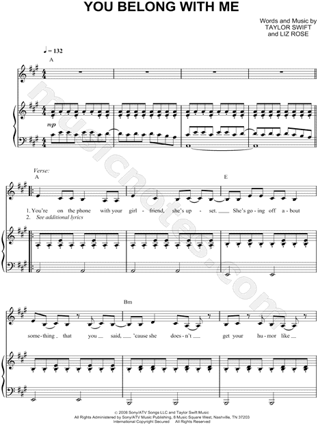 You Belong with Me