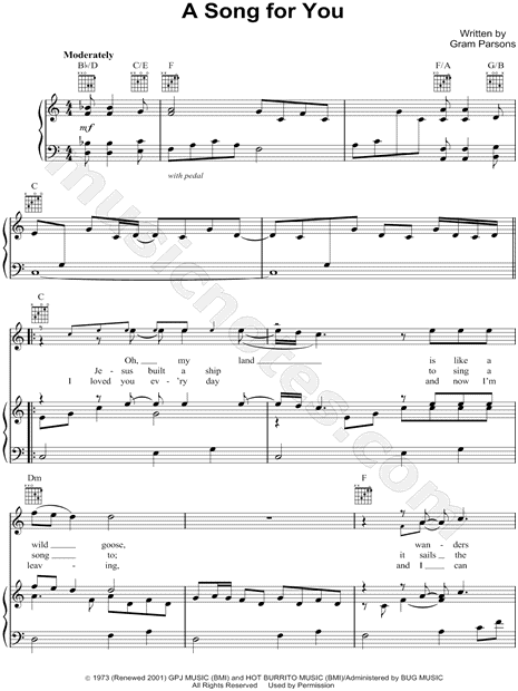 A Song for You