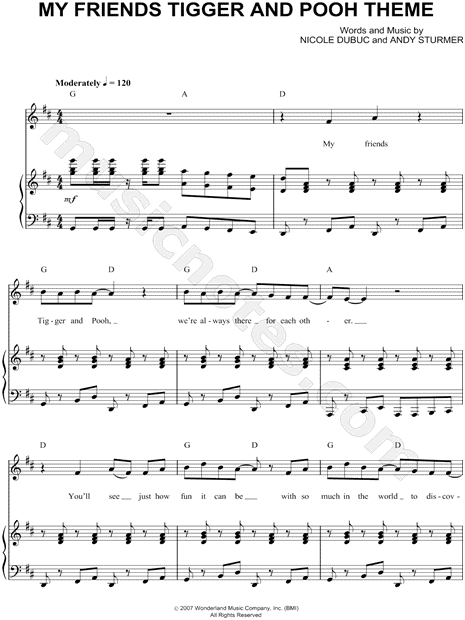My Friends Tigger and Pooh Theme