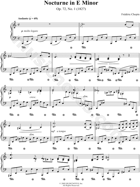 Nocturne in E Minor, Op. 72, No. 1