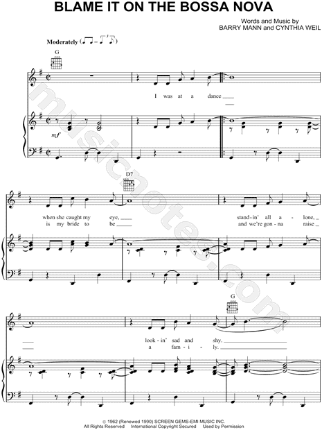 Blame It on the Bossa Nova