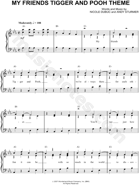 My Friends Tigger and Pooh Theme