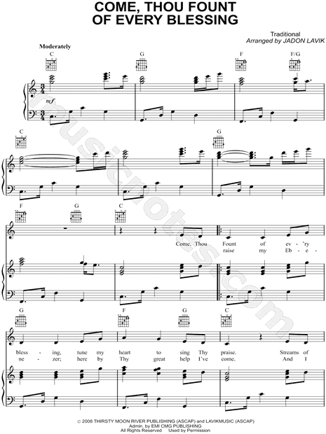 Come, Thou Fount of Every Blessing