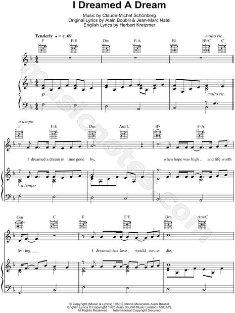 I Dreamed a Dream