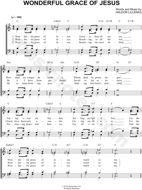 Wonderful Grace of Jesus