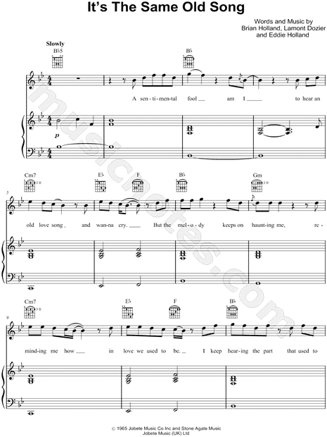 It's the Same Old Song