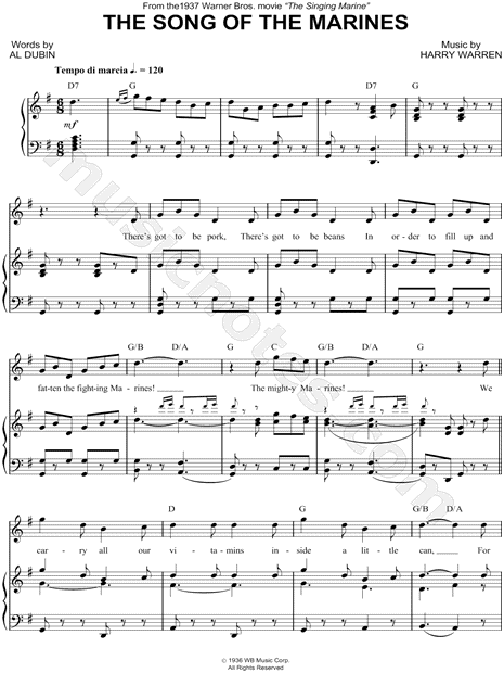 Song of the Marines