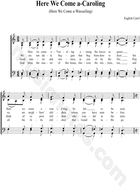 Here We Come A-Caroling