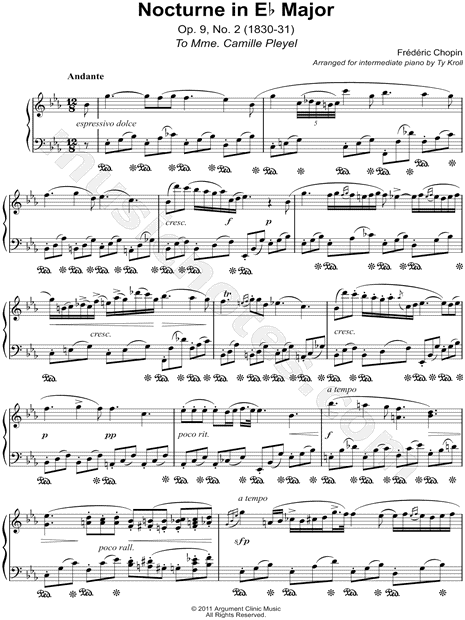 Nocturne in Eb Major, Opus 9, No. 2