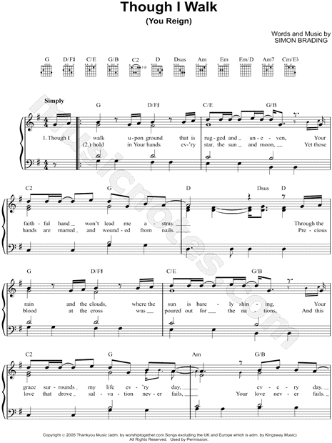 Though I Walk (You Reign)
