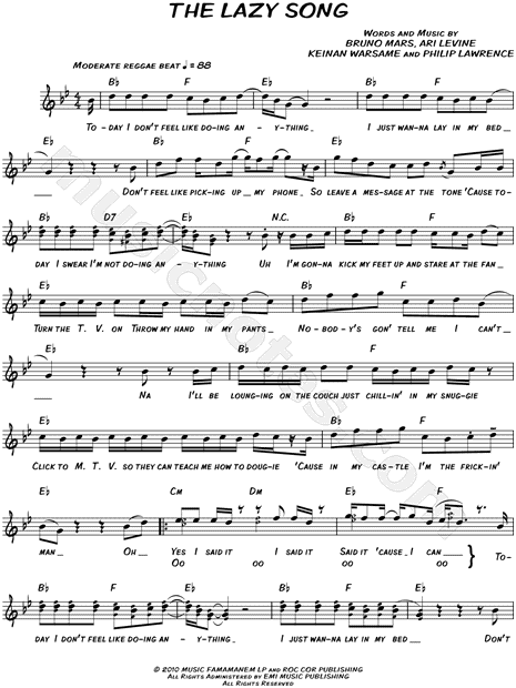 The Lazy Song