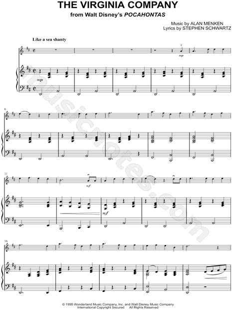 The Virginia Company - Piano Accompaniment (Strings)