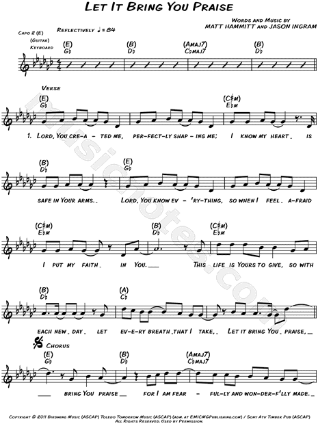 Let It Bring You Praise