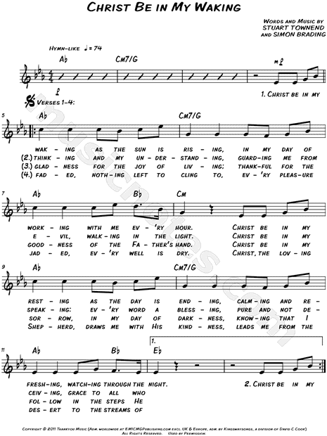 Christ Be In My Waking