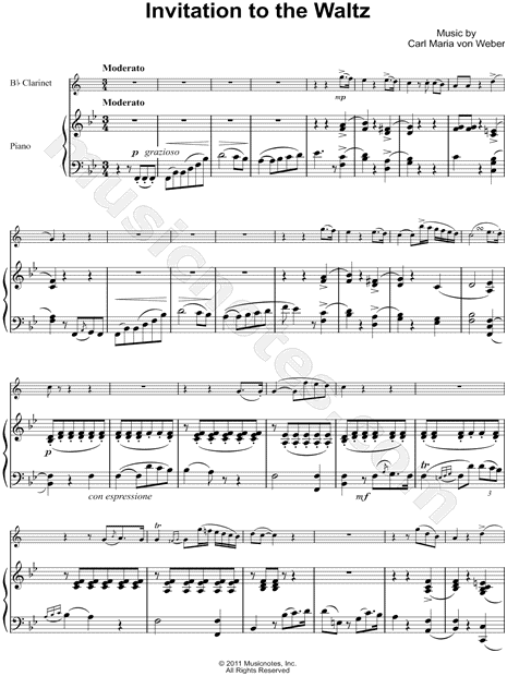 Invitation To the Waltz - Piano Accompaniment