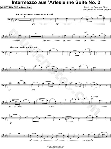 Intermezzo - Bass Clef Instrument