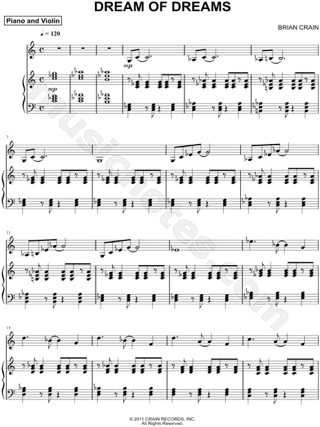 Dream of Dreams - Piano & Violin