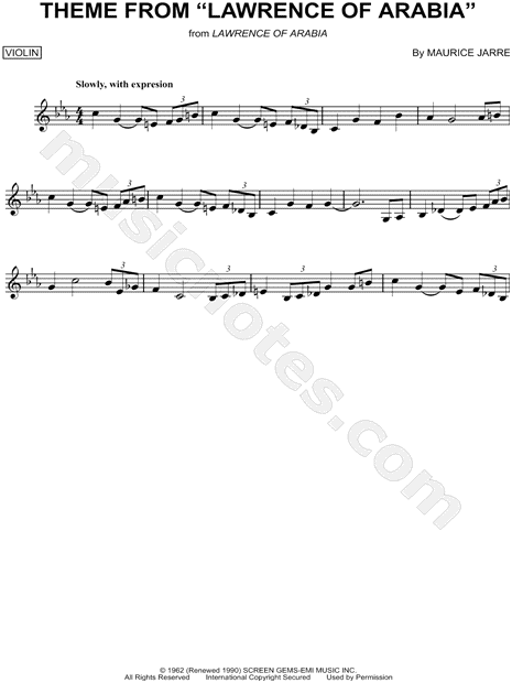 Theme from Lawrence of Arabia