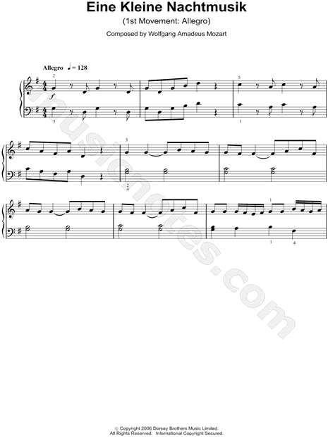 Eine Kleine Nachtmusik (1st Movement Excerpt)