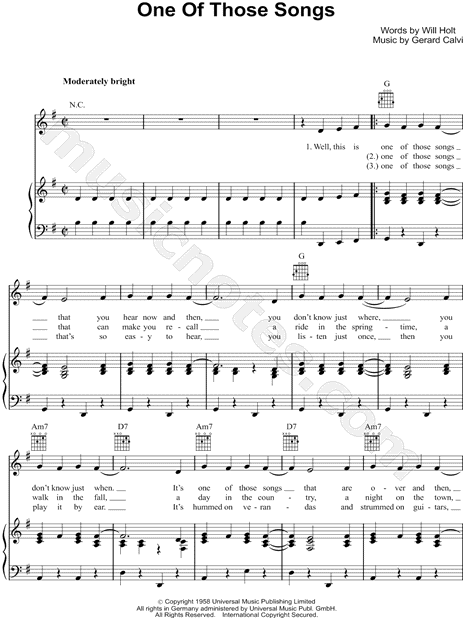 One of Those Songs