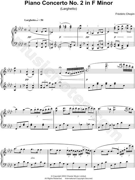 Piano Concerto No.2 In F Minor: II. Larghetto