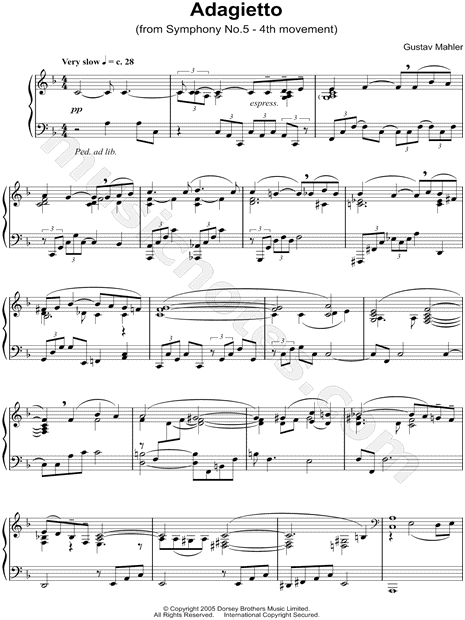 Adagietto, from Symphony No.5 (4th Movement)