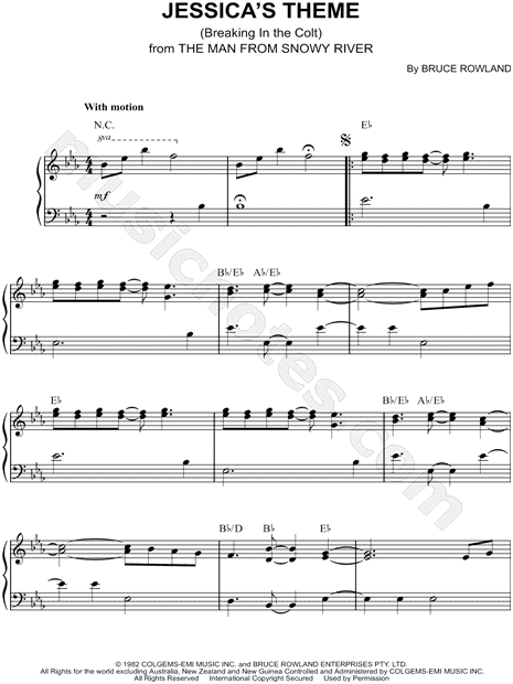 Jessica's Theme (Breaking in the Colt)