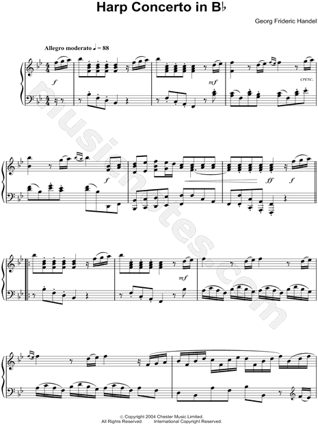 Harp Concerto in Bb - 1st Movement