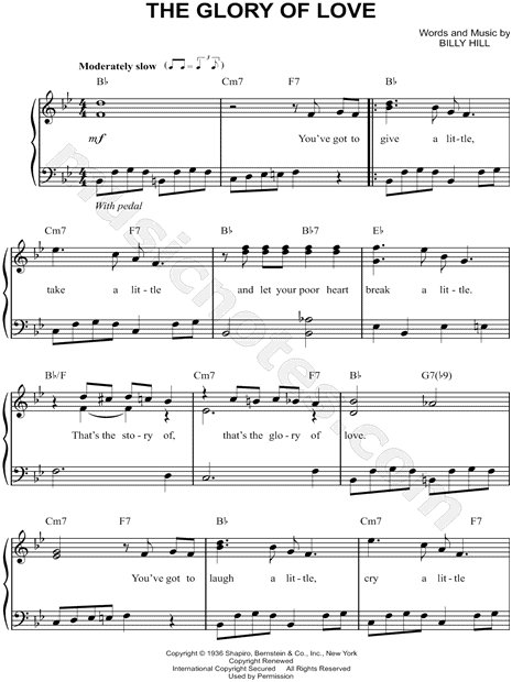 The Glory of Love