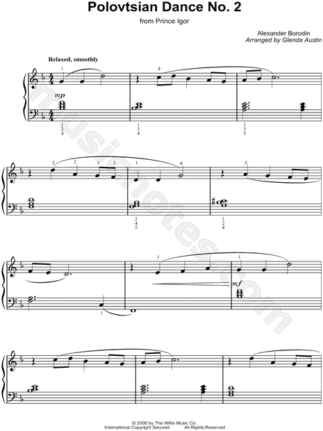 Polovtsian Dance No. 2
