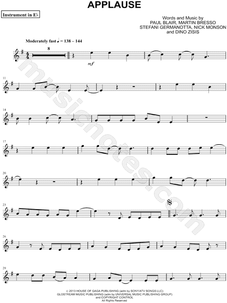 Applause - Eb Instrument