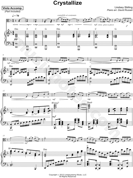 Crystallize - Viola & Piano